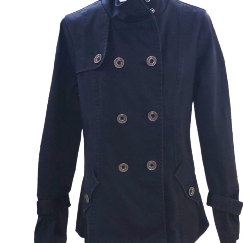 Oakley Women's Black Pea Coat/trench coat